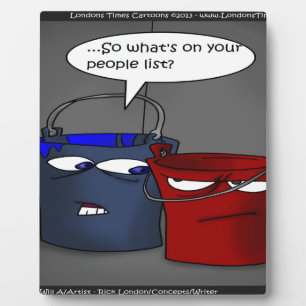 Haben Eimer eine Liste von Personen? Funny Gifts & Fotoplatte