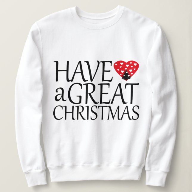 HABEN EINE GROSSE KRISTMAL SWEATSHIRT (Design vorne)