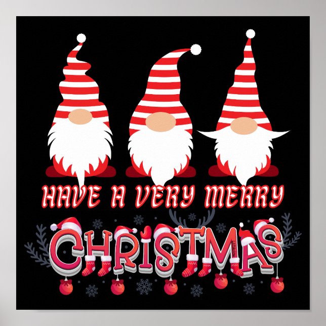 HABEN EINE SEHR LEICHE KRISTMAS POSTER (Vorne)