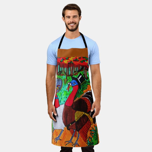 HABEN EINEN FUN ERNTEDANK ERWACHSENE SCHÜRZE (Getragen)