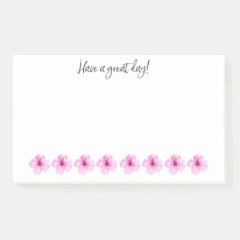 HABEN EINEN GROSSEN TAG MIT BLUME POST-IT KLEBEZETTEL