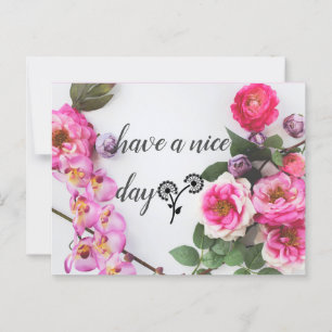 haben einen schönen Tag Postkarte