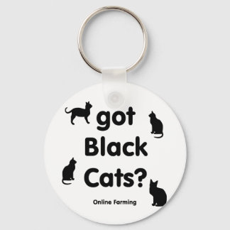haben schwarze Katzen Schlüsselanhänger