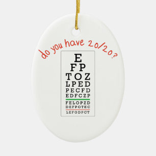 Haben Sie 20/20? Keramikornament