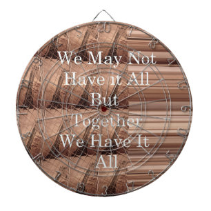 Haben Sie alles Giraffe Safari Hakuna Matata gewob Dartscheibe