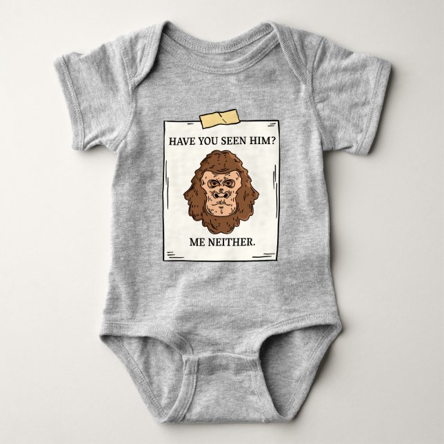 Haben Sie Bigfoot Me weder Kryptozoologie noch Kry Baby Strampler (Vorderseite)