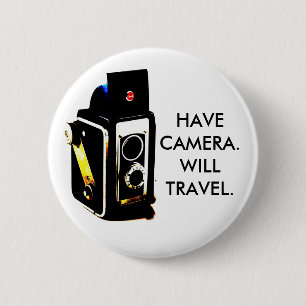HABEN SIE CAMERA.WILL REISE. KNOPF BUTTON