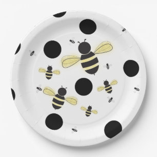 Haben Sie den BUZZ Hummel Baby-Party gehört Pappteller