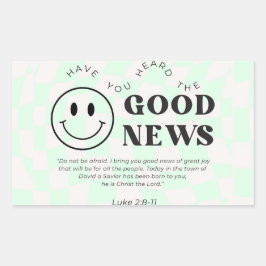 Haben Sie den Christlichen Aufkleber "Gute Nachric