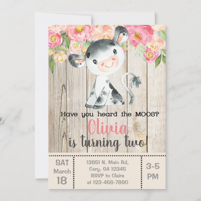 Haben Sie die Einladung der Moos Kuh gehört? (Vorderseite)