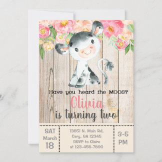 Haben Sie die Einladung der Moos Kuh gehört?