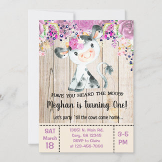 Haben Sie die Einladung der Moos Kuh gehört?