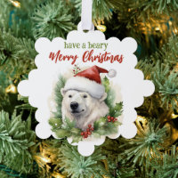 Haben Sie ein Bärenfröhliches Weihnachten Eisbär F