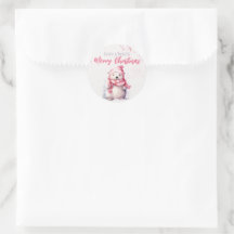 Haben Sie ein beary frohe Weihnachten Polar Bär Fu