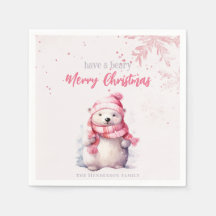 Haben Sie ein beary frohe Weihnachten Polar Bär Fu