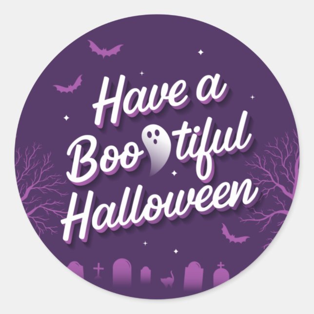 Haben Sie ein bootisches Halloween / Stickers (Vorderseite)