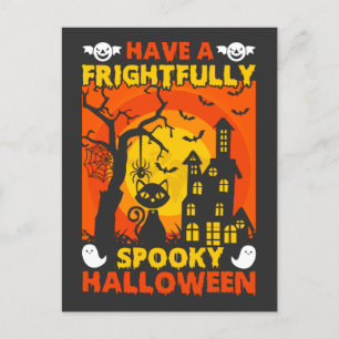 Haben Sie ein erschreckend lustiges Halloween Postkarte