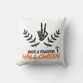 Haben Sie ein Friedliches Halloween-Kissen Kissen