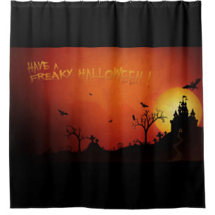 Haben Sie ein frisches Halloween Duschvorhang