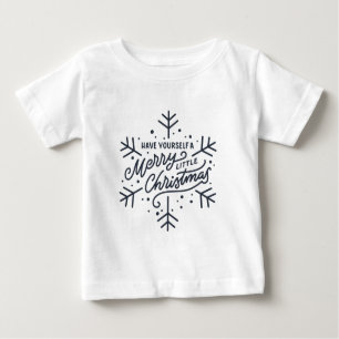 Haben Sie ein frohes kleines Weihnachtsfest - Schn Baby T-shirt
