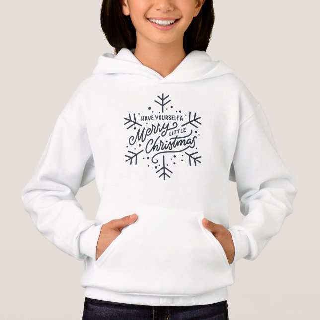Haben Sie ein frohes kleines Weihnachtsfest - Schn Hoodie (Vorderseite)