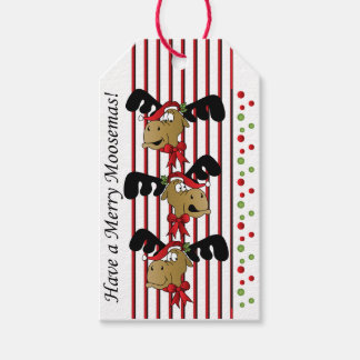 Haben Sie ein fröhliches Moosemas | Weihnachten Geschenkanhänger