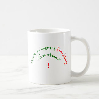 haben Sie ein fröhliches scharendes Weihnachten Kaffeetasse