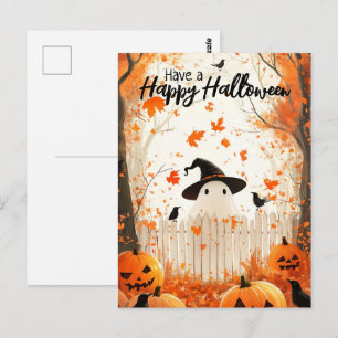 Haben Sie ein glückliches Halloween-Niedliches Ges Postkarte