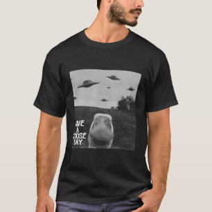 Haben Sie ein Goose Day Goose Ufo Spaß Angebot T-Shirt