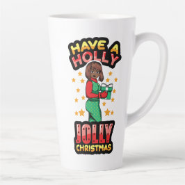 Haben Sie ein Holly Jolly Weihnachten Pajama Melan Milchtasse