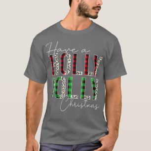 Haben Sie ein Holly Xmas JolChristmas Red Buffalo T-Shirt