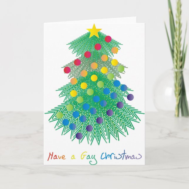 Haben Sie ein homosexuelles Weihnachten (Vorderseite)