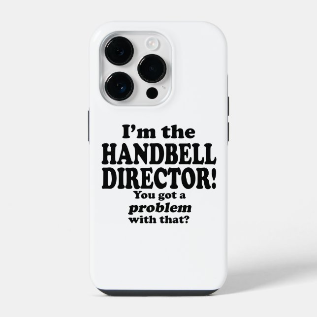 Haben Sie ein Problem damit, Handglocken-Dirigent  iPhone Hülle (Rückseite)