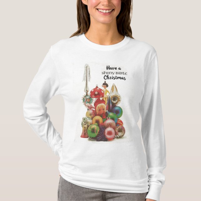 Haben Sie ein schmales Brite Weihnachten T-Shirt (Vorderseite)