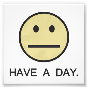 Haben Sie ein Tagesgesicht Fotodruck