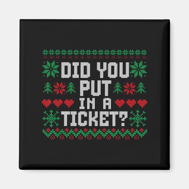 Haben Sie ein Ticket eingegeben Computer Suprt Lus Magnet (Vorne)