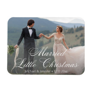 Haben Sie ein verheiratetes kleines Weihnachten Fo Magnet