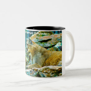 Haben Sie ein Weihnachtsfest Zweifarbige Tasse