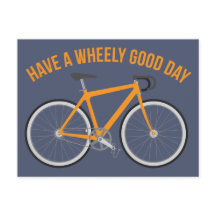 Haben Sie ein wenig guten Tag Fahrrad Postkarte