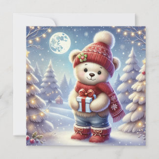 HABEN SIE EINE BEARY CHRISTMAS Grußkarte Feiertagskarte