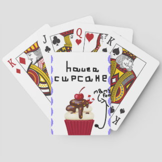 Haben Sie eine Cupcake-Karte! Spielkarten