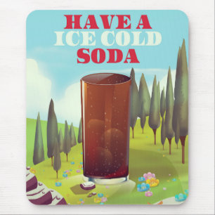 Haben Sie eine eiskalte Limonade Werbung. Mousepad
