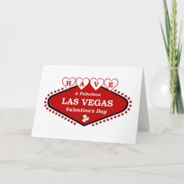 HABEN SIE EINE fabelhafte Las Vegas Valentine Day Feiertagskarte