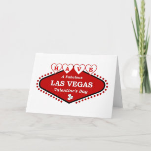 HABEN SIE EINE fabelhafte Las Vegas Valentine Day  Feiertagskarte