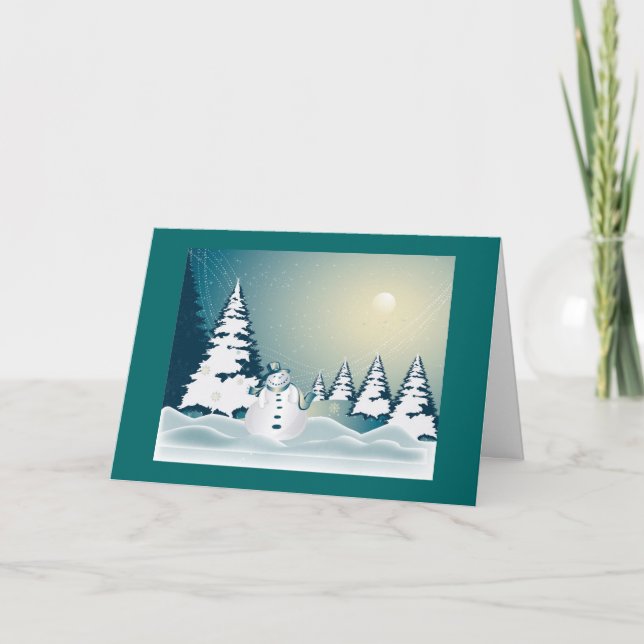 HABEN SIE EINE FREUDIGE FEIERTAGSKARTE (Vorderseite)