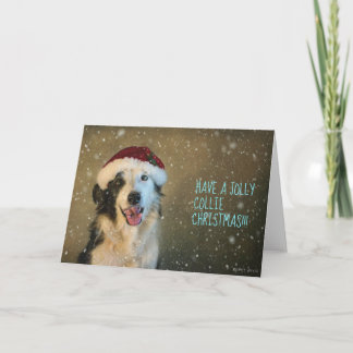 Haben Sie eine fröhliche Collie Weihnachten