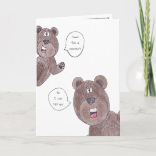 Haben Sie eine Geburtstagskarte mit Beary Happy Karte