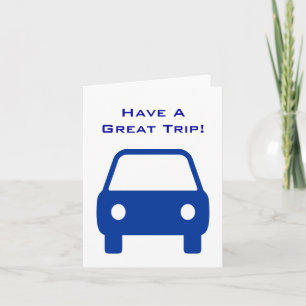 Haben Sie eine große Auto-Reise Feiertagskarte