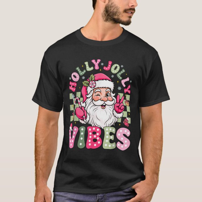 Haben Sie eine Holly Xmas JolChristmas Coquette Vi T-Shirt (Vorderseite)