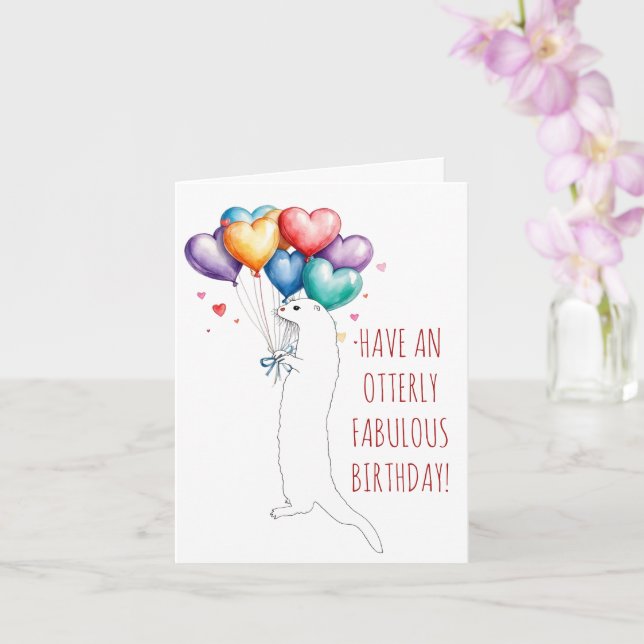 Haben Sie eine Phantastische Geburtstagskarte? Karte (Orchidee)